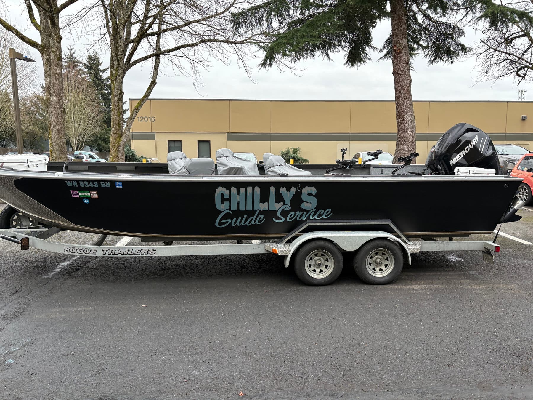 The Chilly's Guide Service boat