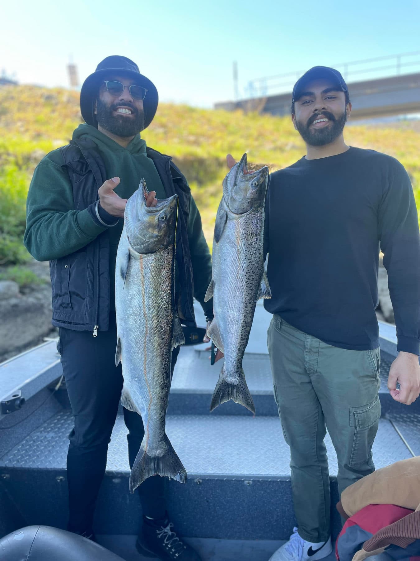 Anglers with their catch on a Chilly's Guide Service trip
